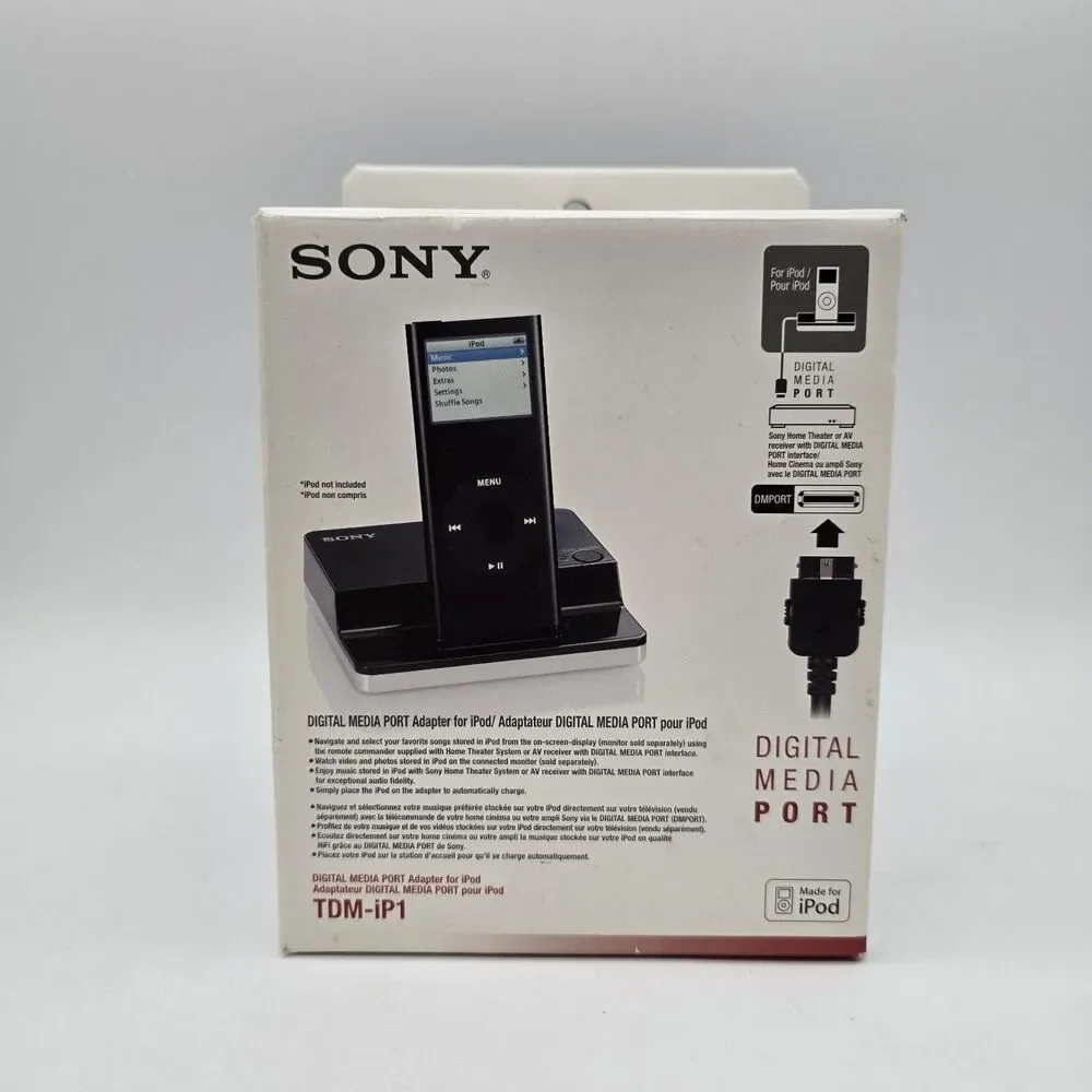 SONY TDM-iP1 DIGITAL MEDIA PORT ADAPTER for iPod | legacy 30-pin